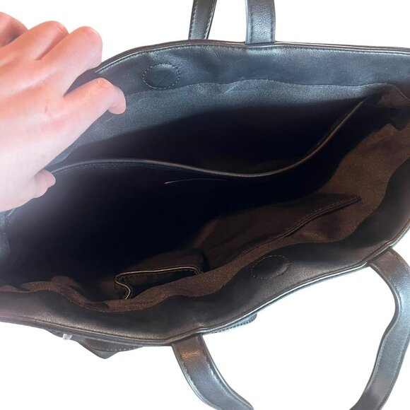 Dream Control Black Pocket Tote Bag - Picture 4 of 7